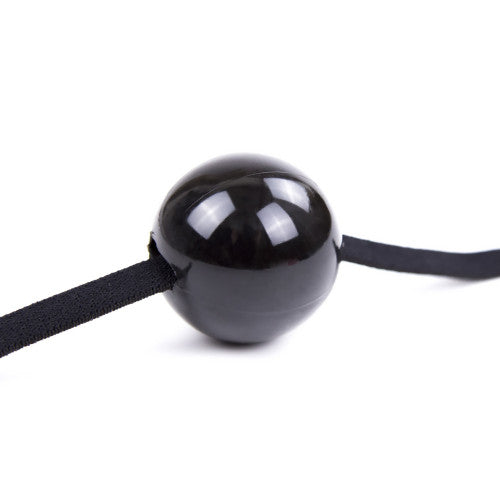 Adjustable One Size Blindfold with mouth ball gag