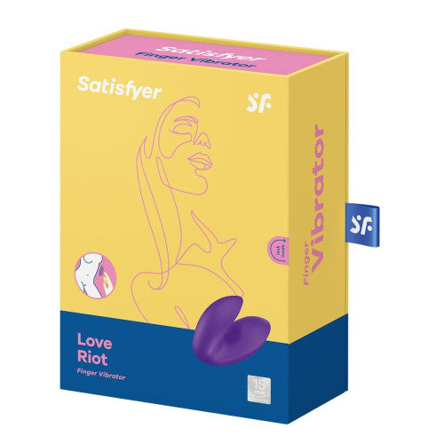 Satisfyer Love Riot Finger Vibrator Purple