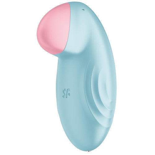 Satisfyer Tropical Tip Clitoral Vibrator Light Blue