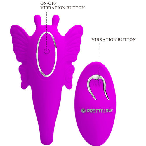 Pretty Love Chimera butterfly C-shaped R/C vibrator