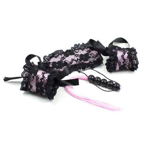 Naughty Toys Flirty Pink Soft Bondage Set