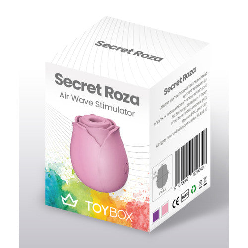 TOYBOX Secret Roza Air Wave Clitoral suction stimulator PINK