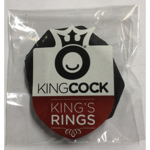 KING COCK Penis Ring SET (3pc) – BLACK