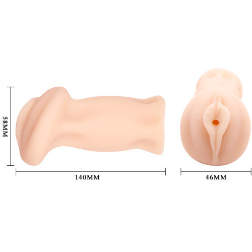 CRAZY BULL RUBY realistic vibrating vagina 14 x 6 cm