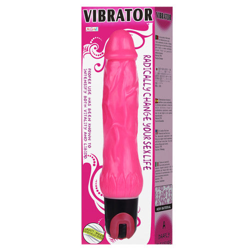 Pink Lover Dildo Vibrator 24 cm