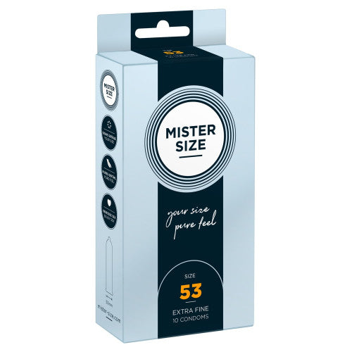 Mister Size 53 mm 10 pieces