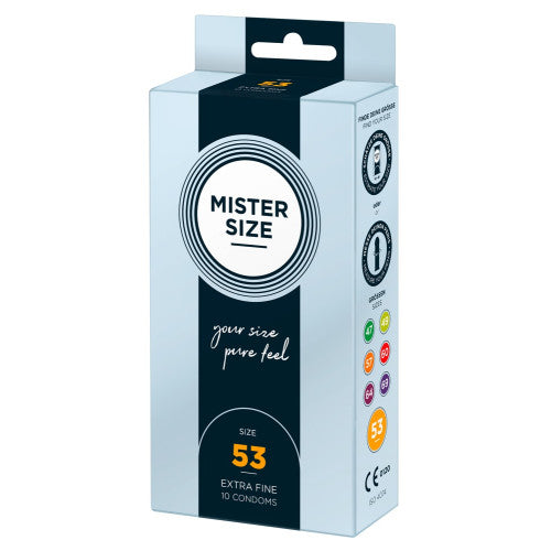 Mister Size 53 mm 10 pieces