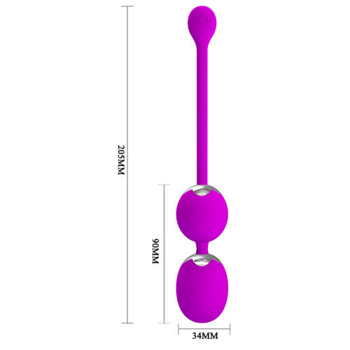 Pretty Love Werner Vibrating Rechargeable Kegel Balls Ø 3.4 см