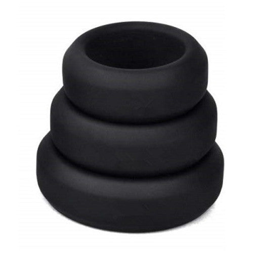 PRO Silicone Triple Cock Ring Set