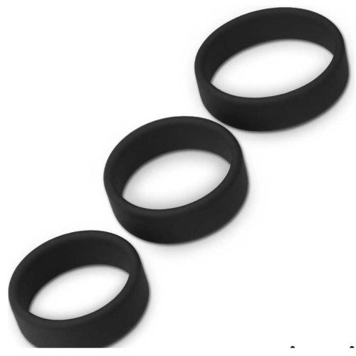 PRO Silicone Triple Cock Ring Set