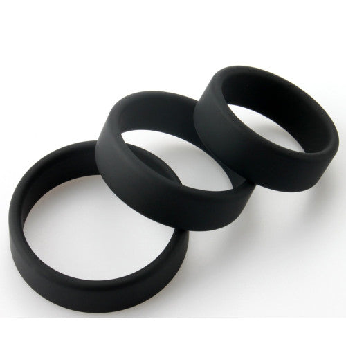 PRO Silicone Triple Cock Ring Set