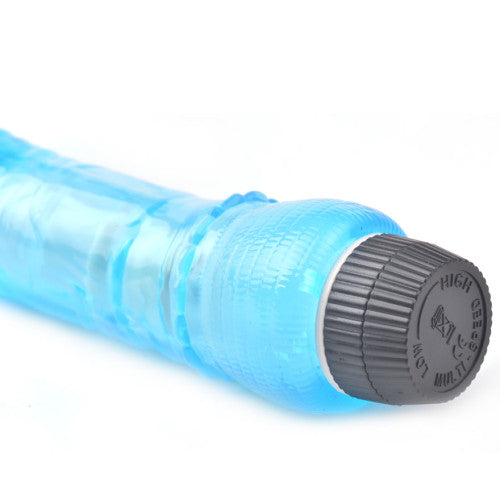 TOY BOY Realistic Blue Sea Penis Vibrator 14 X Ø 3.6 cm