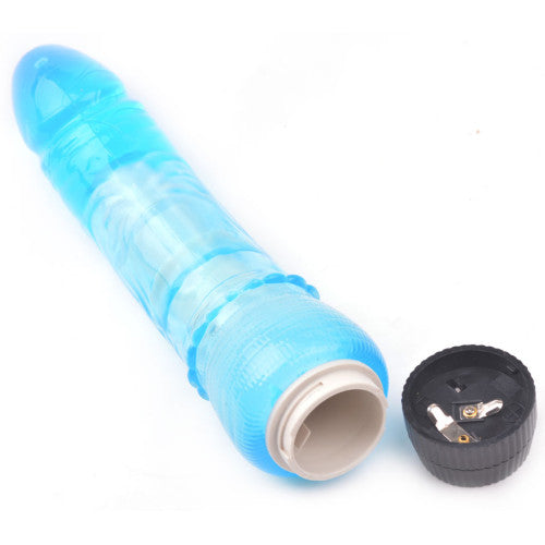 TOY BOY Realistic Blue Sea Penis Vibrator 14 X Ø 3.6 cm