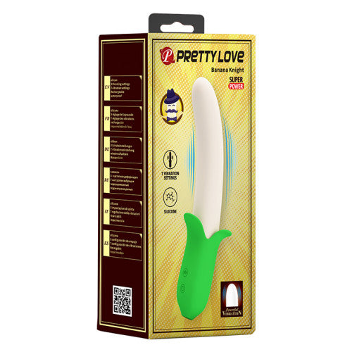 Pretty love Banana Knignt silicone rabbit vibrator