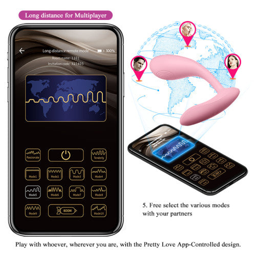 Pretty love Baird Anal & G-Spot APP Vibrator