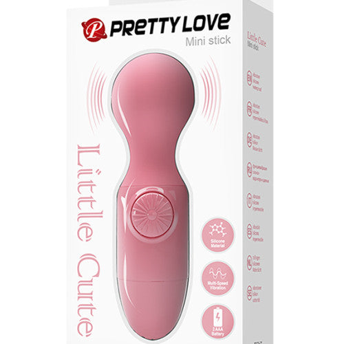 Pretty love Little Cute Mini Stick wand vibrator 12 cm