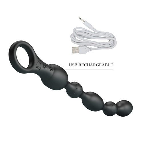 Performance advanced Silicone Anal Beads Black