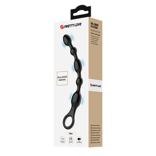 Performance advanced Silicone Anal Beads Black
