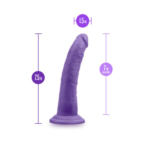 AU NATUREL Bold Jack Dildo Purple 19 x 3.8 cm