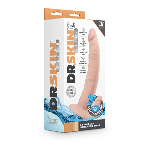 DR SKIN Self Lubricating Dildo 19 x 3.8 cm