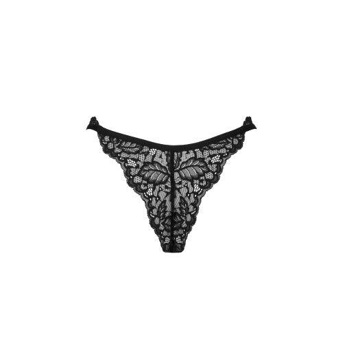 Obsessive Bellastia lacy thong Black