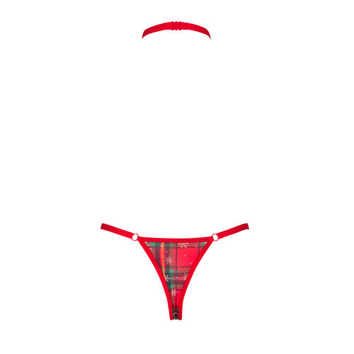 Mr Merrilo Festive Thong with Bow Tie O/S