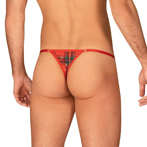 Mr Merrilo Festive Thong with Bow Tie O/S