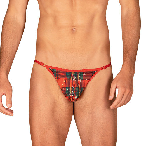 Mr Merrilo Festive Thong with Bow Tie O/S