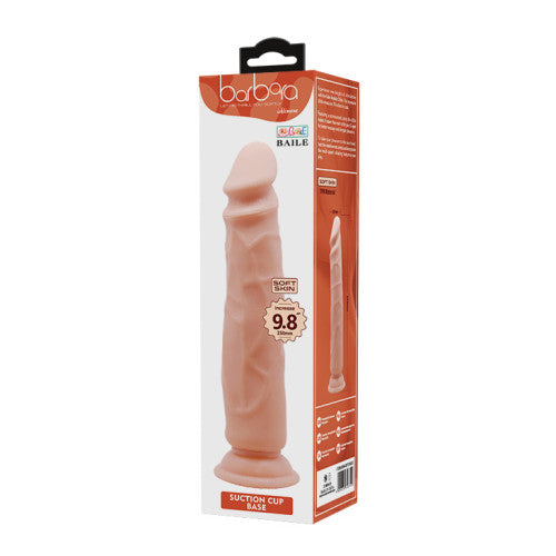 Super Flex dildo with spine and suction BURGESS 23 cm