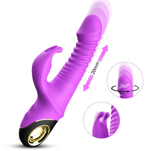 TOYBOX ZINK Super Navi rotational action vibrator PURPLE