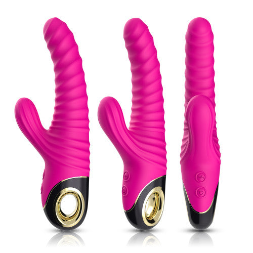 TOYBOX ORGASM-ME silicone rabbit vibrator PINK