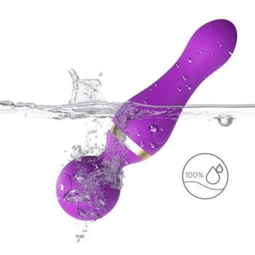 JAMES TOYBOX vibrating magic silicone wand Purple 19 cm