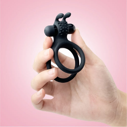 TOYBOY MAX BUNNY double loop vibrating ring