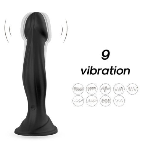 TOYBOY RUFUS remote controlled suctioned dildo vibrator