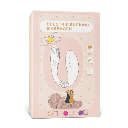 Remote Controlled Couples Vibrator with Sucking Function