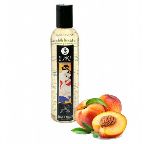 Shunga Stimulation Peach Massage Oil 240ml