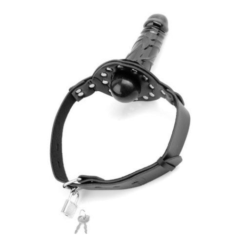 Fetish Fantasy Deluxe Ball Gag with Black Dildo