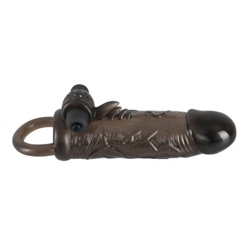 Rebel Vibrating Cock Sleeve with Testicle Ring