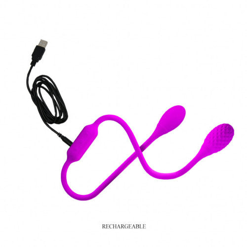 Dream Lover's Double sided flex Whip Silicone Vibe