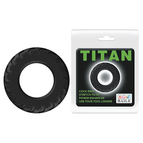 Titan Silicone Stretch-to-fit Cock Ring