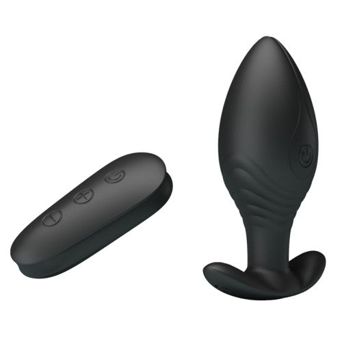 Pretty Love Regina Royal Pleasure Butt Plug Black-Gold