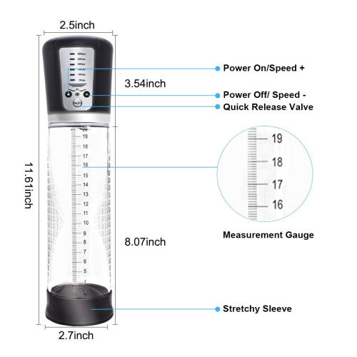 Usb Rechargeable Auto Penis Pump for Enlargement and Training