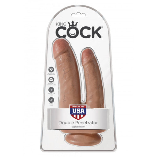 Pipedream King Cock Double Penetrator Tan