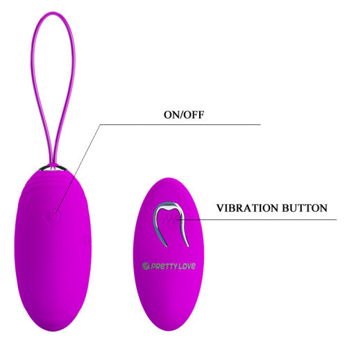 Pretty Love Jacqueline vibrating wireless remote controlled Egg