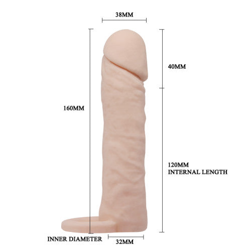 Pretty Love Medium Penis Sleeve 16cm