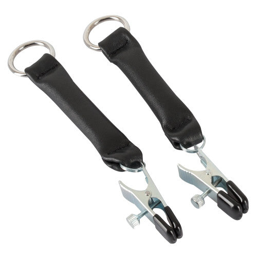 Zapo Nipple Clamps with Wide Adjustable Pressure Clips