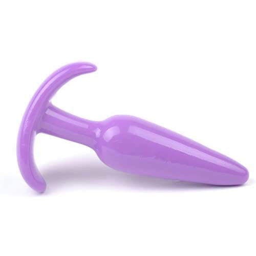 Small Medium Jelly soft T-Type Purple Plug 10 CM