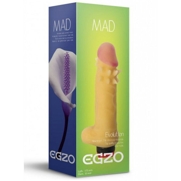 Egzo Mad Flower Spike Realistic Vibrator 17.5cm