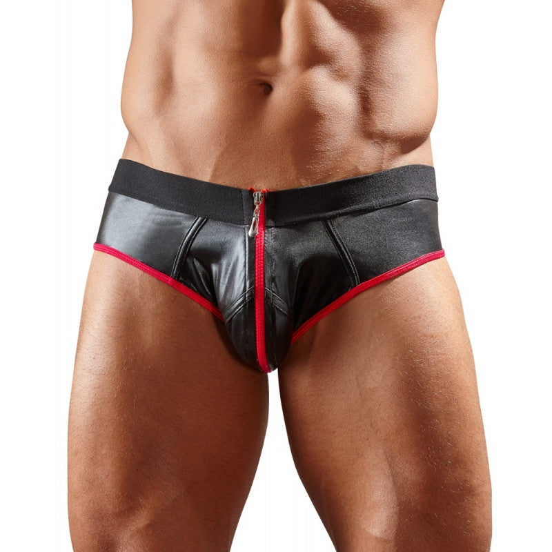 Shiny Matte Jock Red