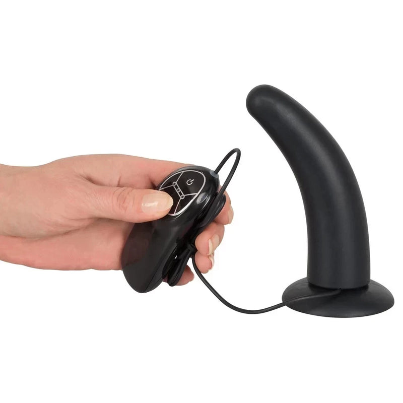 Vibrator with suction cup Black Vibe